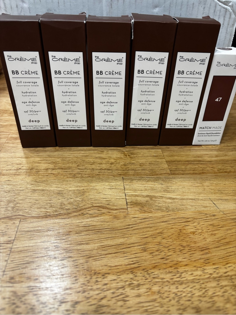 The Crème Shop BB Crème Full Coverage Hydration - Deep (Brown Packaging)